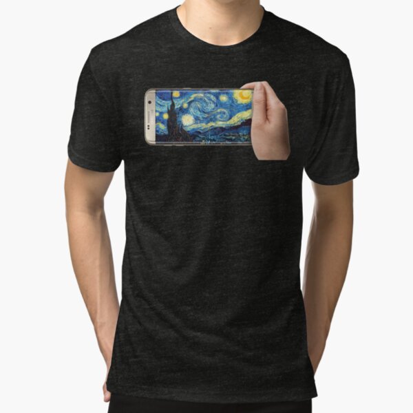 Starry Night - Selfie Tri-blend T-Shirt