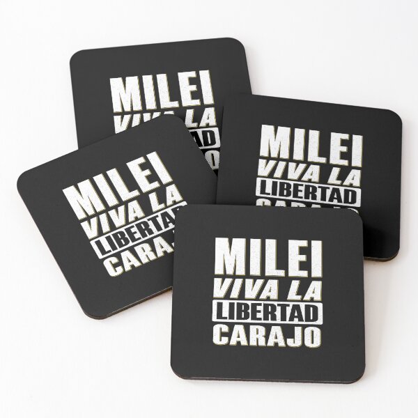 Item preview,  Javier Milei Viva la libertad Carajo, letters designed and sold by LibertarianSt.