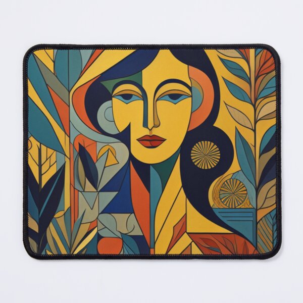 Item preview, Abstract woman in lines and shapes designed and sold by AICreatorin.