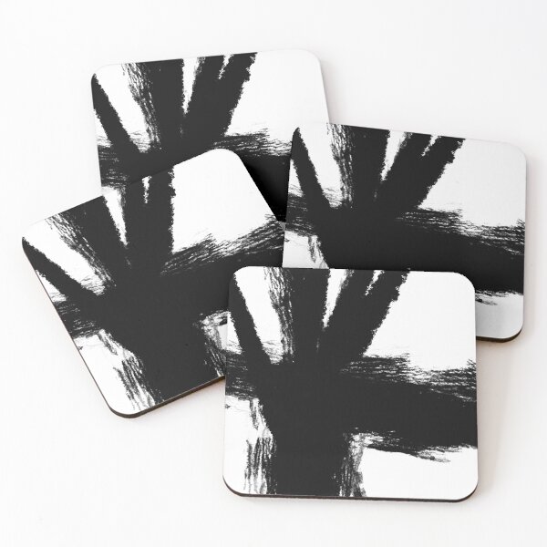 Item preview, Textured Minimalist Black Paint Art designed and sold by NancyMerkle.