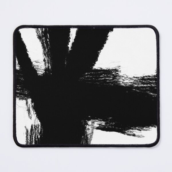 Item preview, Textured Minimalist Black Paint Art designed and sold by NancyMerkle.