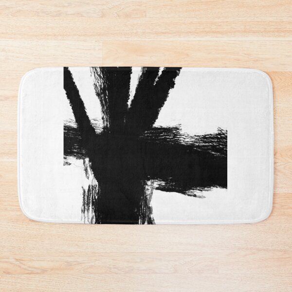 Item preview, Textured Minimalist Black Paint Art designed and sold by NancyMerkle.
