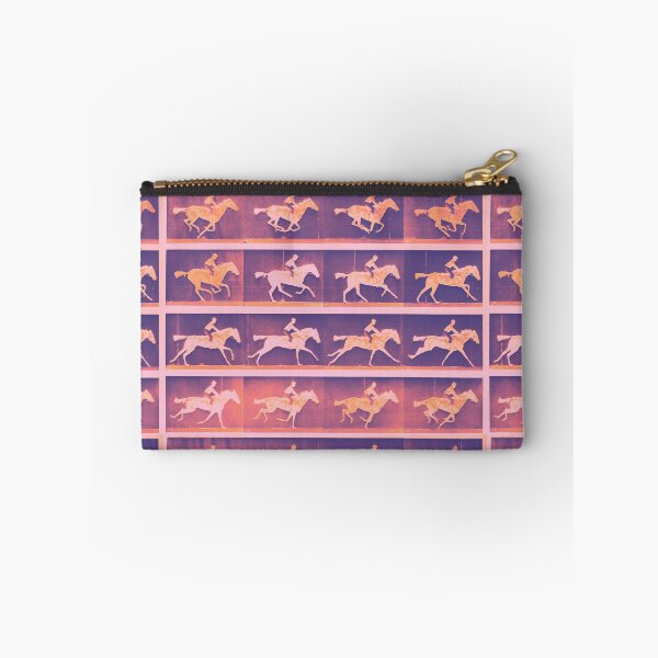 Item preview, Unnamed Black Jockey on a Horse, Muybridge in Motion, sunset designed and sold by DreamingBeetle.