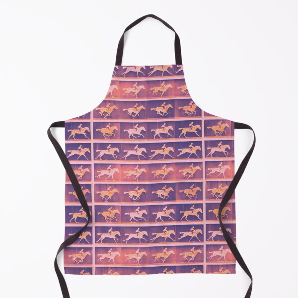 Item preview, Unnamed Black Jockey on a Horse, Muybridge in Motion, sunset designed and sold by DreamingBeetle.