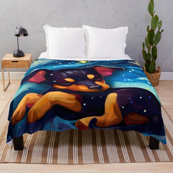 Item preview, Doberman in Starry Night  designed and sold by City0fDreams.