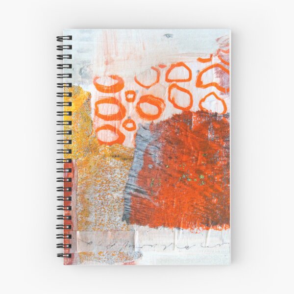 Item preview, Red and Orange Abstract Collage Art designed and sold by NancyMerkle.