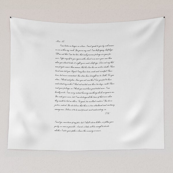 Item preview, Jane Austen , persuasion , captain Wentworth letter to Anne Elliot  designed and sold by Inktown.