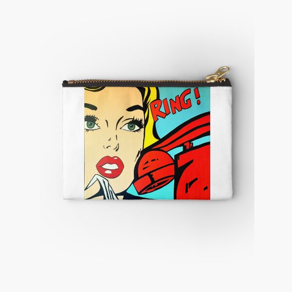 Item preview, RING! Pop art by Cristina Gálvez designed and sold by Cristina Galvez Viana.
