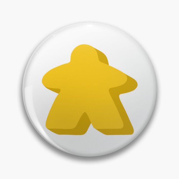 Item preview, Yellow Meeple designed and sold by PegFollyDesigns.
