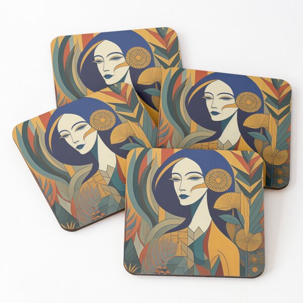 Item preview, Abstract graceful woman designed and sold by AICreatorin.