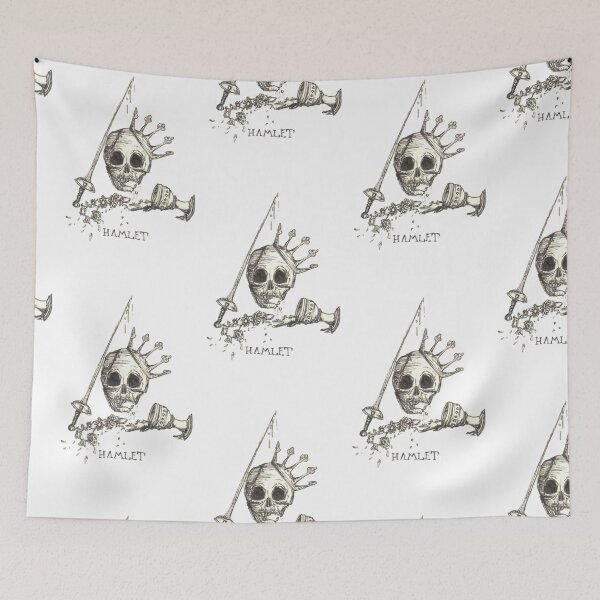 Item preview, Hamlet Skull Pattern designed and sold by Shakespeare  etc..