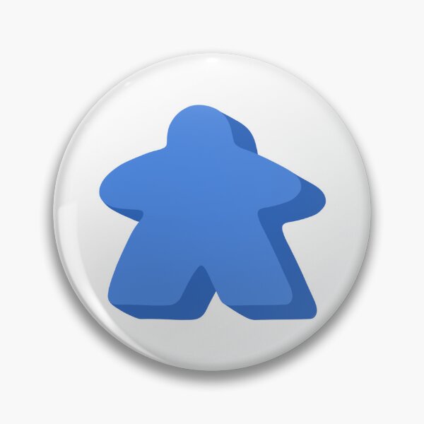 Item preview, Blue Meeple designed and sold by PegFollyDesigns.