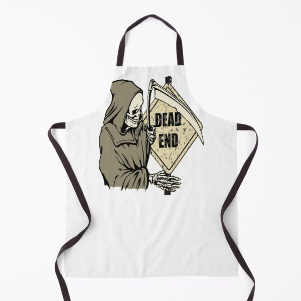 Item preview, Grim Reaper Biker Dead End Road Sign designed and sold by Redmanrooster.