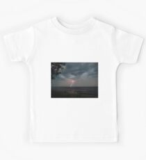 Lightning over Lake Superior Kids Tee