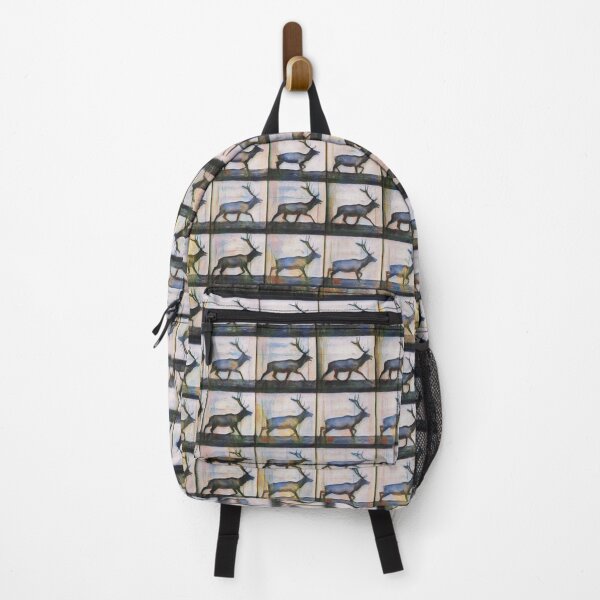 Item preview, Wandering Stag, Muybridge in Motion, dawn fog designed and sold by DreamingBeetle.