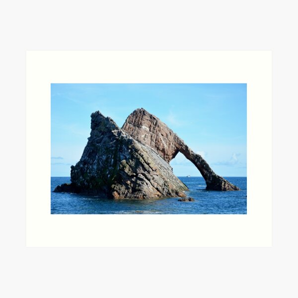 Bow Fiddle Rock and Boat Art Print