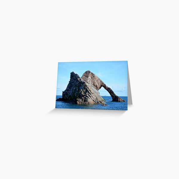 Bow Fiddle Rock and Boat Greeting Card