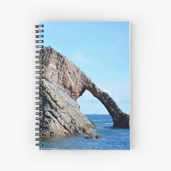 Bow Fiddle Rock and Boat Spiral Notebook