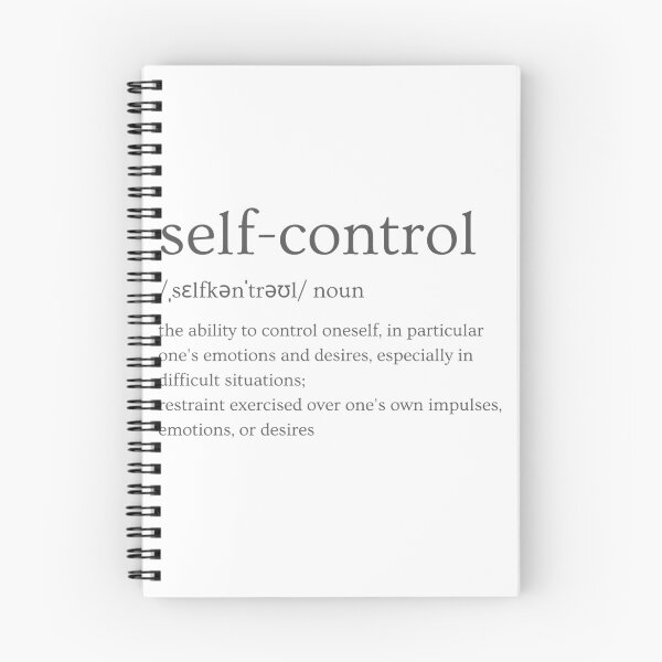 Item preview, Word of the day - Self-control designed and sold by AlecsM.