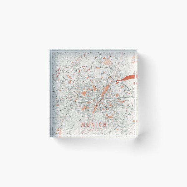 Item preview, Munich City Map of Germany - Bohemian designed and sold by deMAP.