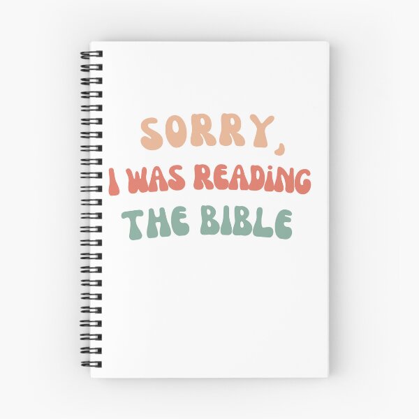 Item preview, Sorry I was Reading the Bible designed and sold by Faith-and-Light.