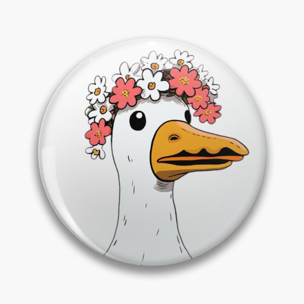 Item preview, Flower crown duck designed and sold by PawelNature.