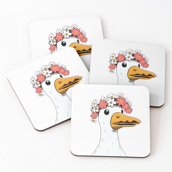 Item preview, Flower crown duck designed and sold by PawelNature.