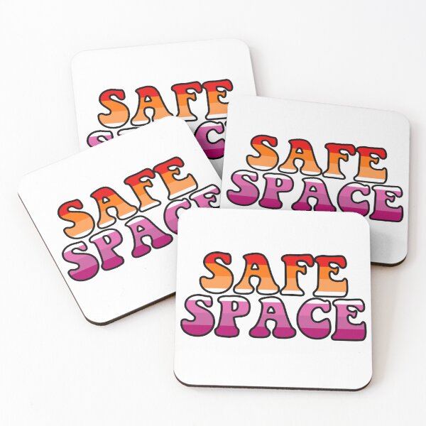 Item preview, Lesbian Pride Flag Safe Space  designed and sold by Pundamentally.