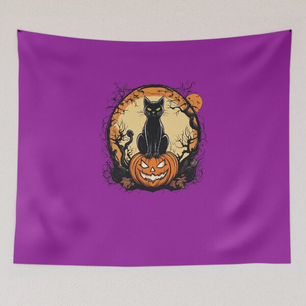 Item preview, Black cat on Pumpkin, halloween, fall, spooky season, halloween  costume designed and sold by bubblylive.