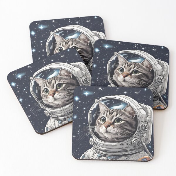 Item preview, Catstronaut in space featuring Kitchen designed and sold by catsplaysports.