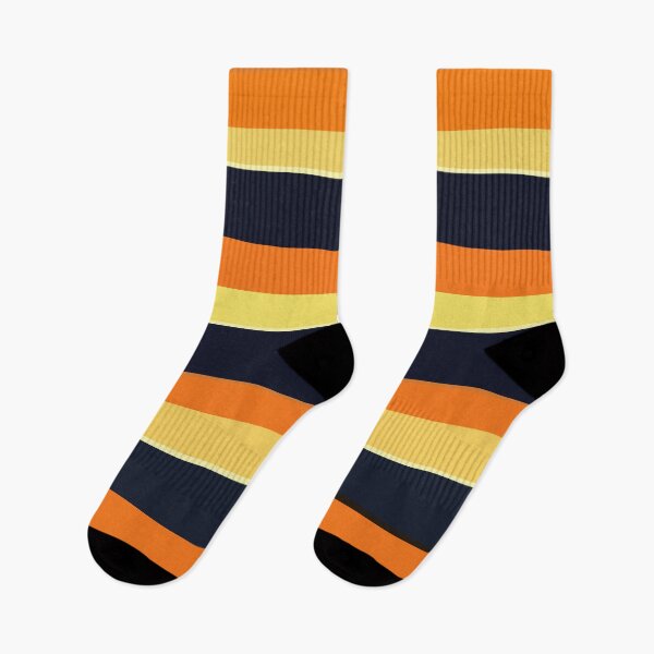 Item preview, Halloween Stripy Pattern in Orange, Yellow and Black designed and sold by SamJanner.
