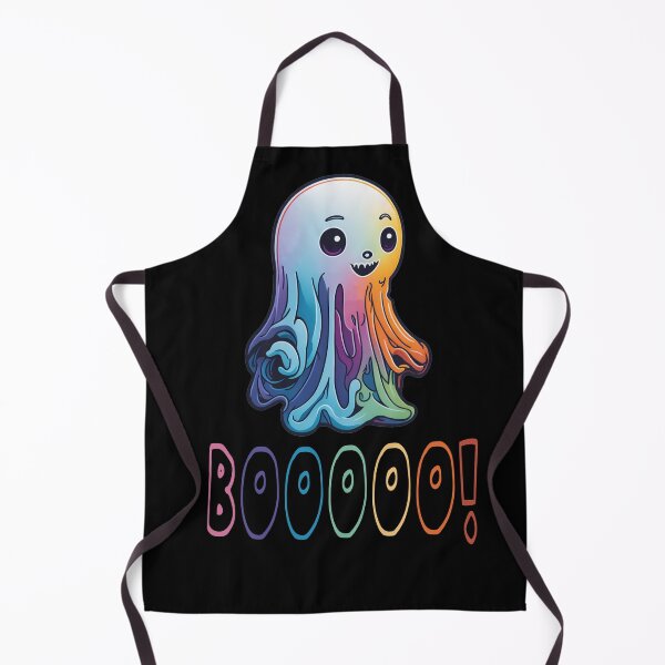Item preview, kawaii rainbow halloween ghost designed and sold by jkrphoto.