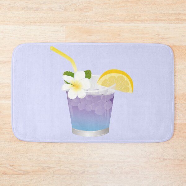 Item preview, butterfly pea lemonade cocktail designed and sold by Wordsmith-Wear.