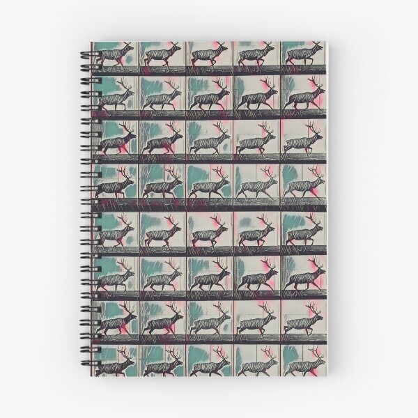 Item preview, Wandering Stag, Muybridge in Motion, old Christmas designed and sold by DreamingBeetle.