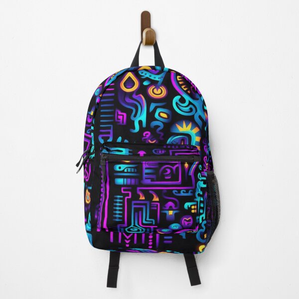 Item preview, Blacklight mexican Huichol art onix  designed and sold by Atelier-Arcano.