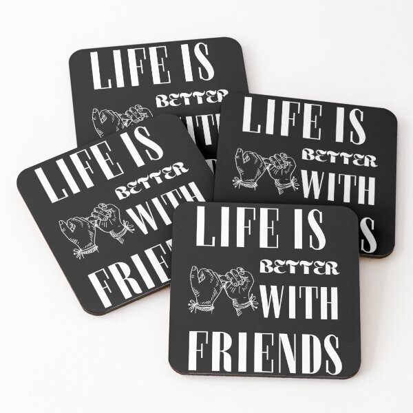 Item preview,  Life is better with friends designed and sold by WickyWildLife.