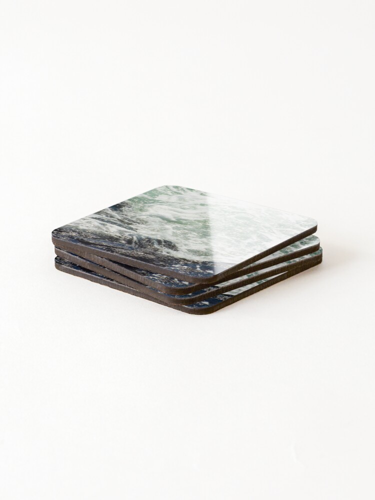 Thumbnail 4 of 5, Coasters (Set of 4), Wave Abstract Design designed and sold by Ruthie33.