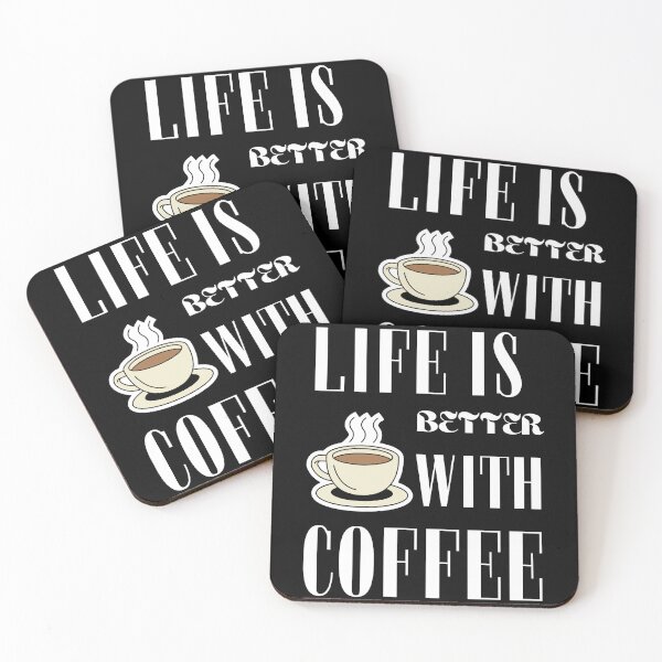 Item preview, Life is better with coffee designed and sold by WickyWildLife.