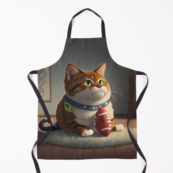 Item preview, Football Fan Cat designed and sold by catsplaysports.