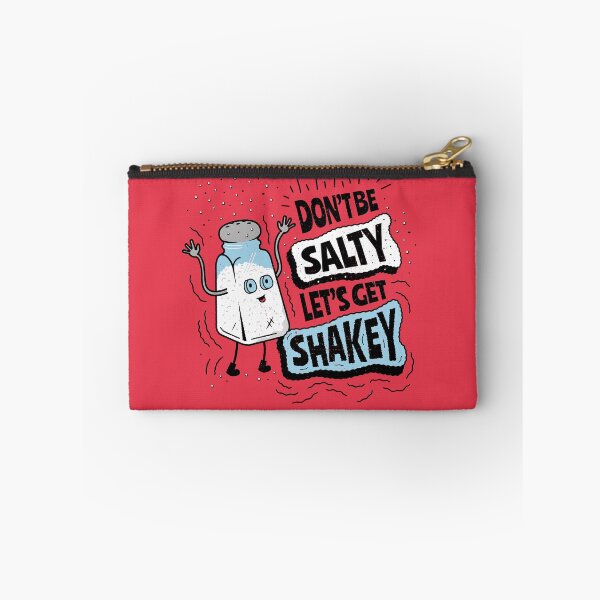 Item preview, Don't be Salty Let's Get Shakey - Funny Salt Shaker designed and sold by propellerhead.