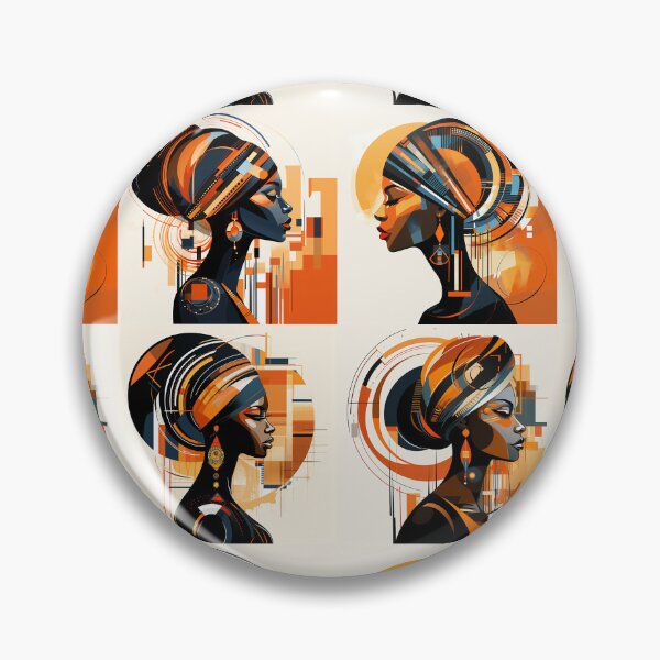 Item preview, African Divas in abstract designed and sold by Inkaput.