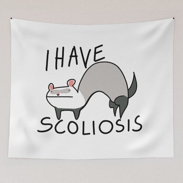 Item preview, Ferret scoliosis designed and sold by HummingGhost.