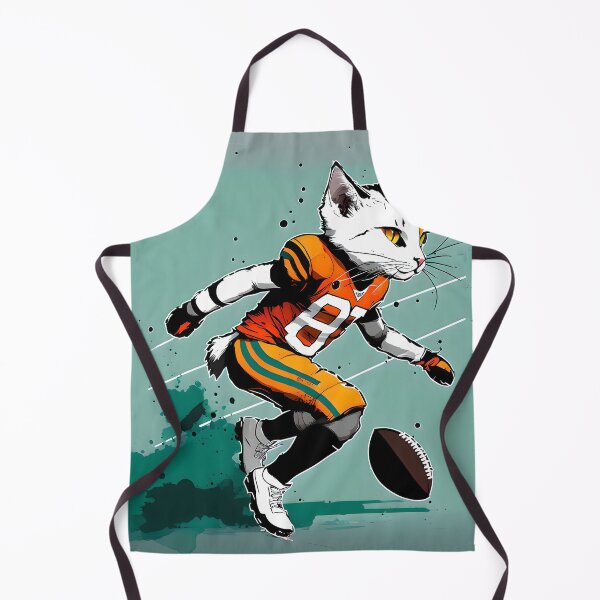 Item preview, Football Running Cat designed and sold by catsplaysports.