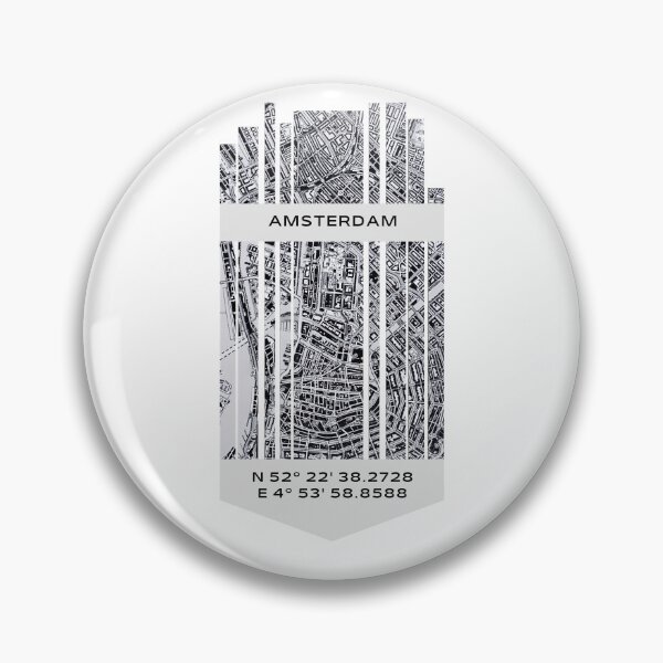 Item preview, NETHERLANDS Amsterdam - Latitude/Longitude designed and sold by ALLesROUNDER.