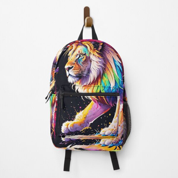 Item preview, Multicolored Lion designed and sold by Henry Barre Art.