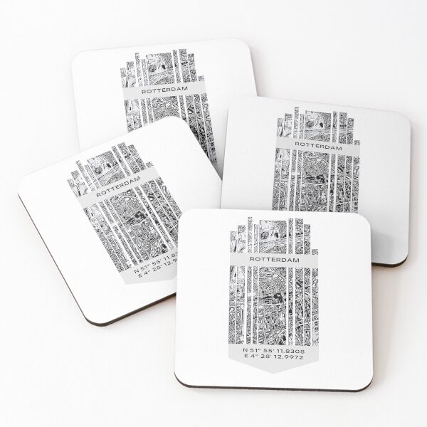 Item preview, NETHERLANDS Rotterdam - Latitude/Longitude designed and sold by ALLesROUNDER.