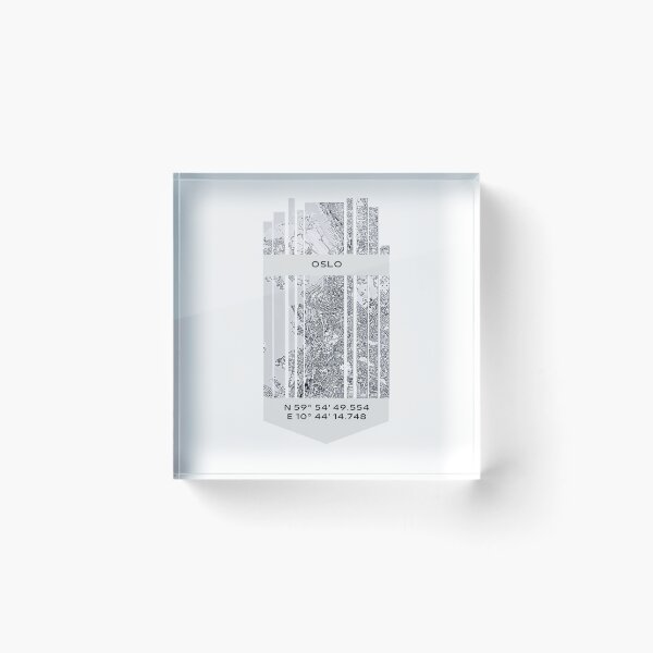 Item preview, NORWAY Oslo - Latitude/Longitude designed and sold by ALLesROUNDER.
