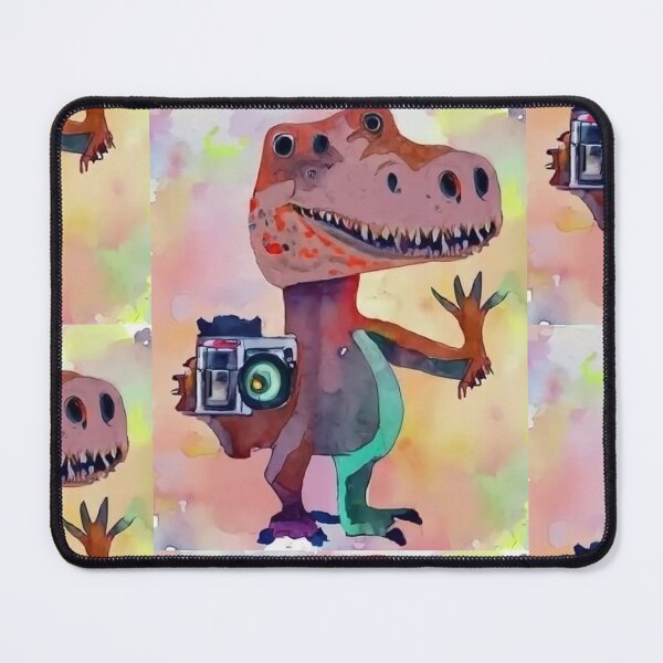 Item preview, Funny T-rex Dinosaur Photographer with Camera Art designed and sold by Nature's Fancy.
