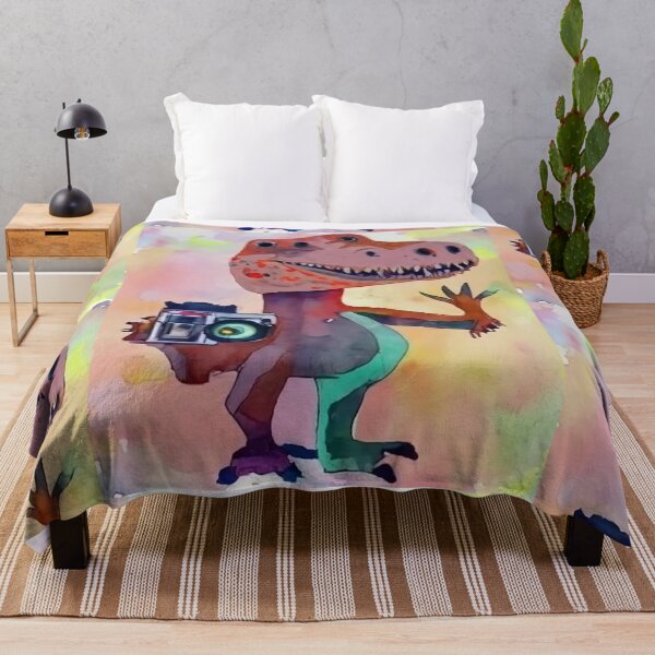 Item preview, Funny T-rex Dinosaur Photographer with Camera Art designed and sold by Nature's Fancy.
