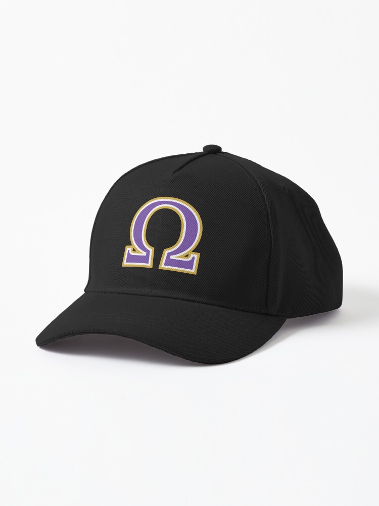 Big Que Dawg Omega Royal Purple and Old Gold Bruh Cap